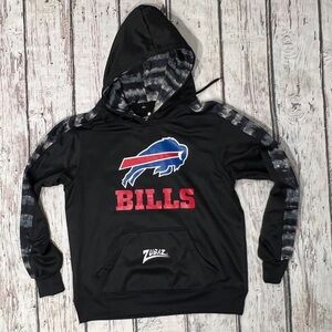 Buffalo Bills NFL Football Hoodie Pullover Zubaz Jumper Sweatshirt Mens